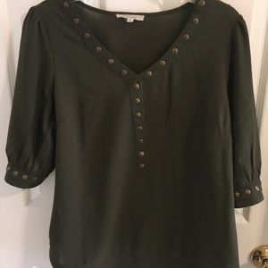 41Hawthorn Lisbon Stud Detail Blouse - Medium